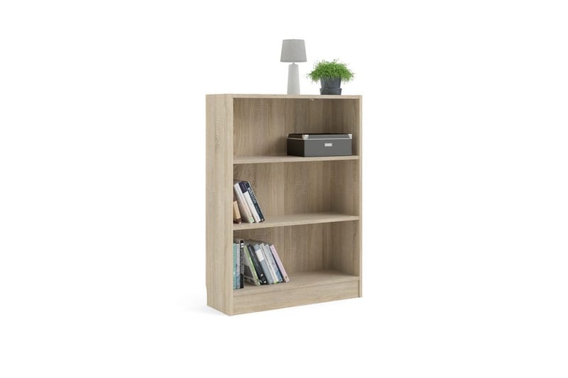 Trysil Bokhylle 79 cm i Eik - Beige - Oppbevaring - Hyller - Bokhylle