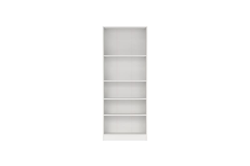 Trysil Bokhylle 79 cm i Malt Tre - Hvit - Oppbevaring - Hyller - Bokhylle