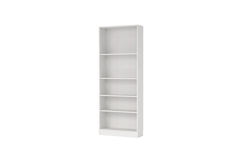 Trysil Bokhylle 79 cm i Malt Tre, Hvit