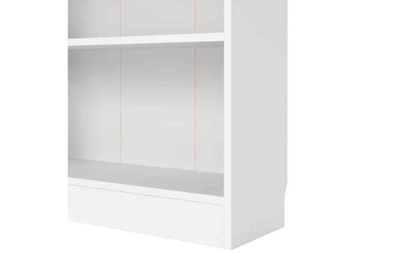 Trysil Bokhylle 79 cm i Malt Tre - Hvit - Oppbevaring - Hyller - Bokhylle