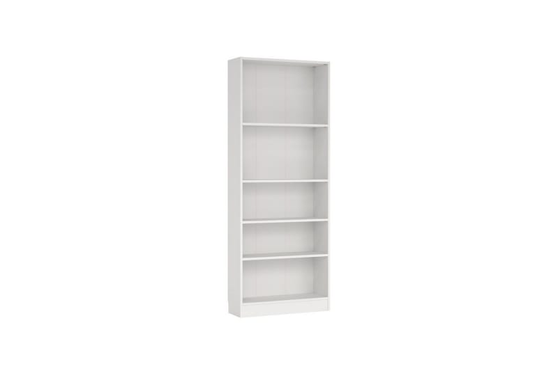 Trysil Bokhylle 79 cm i Malt Tre - Hvit - Oppbevaring - Hyller - Bokhylle