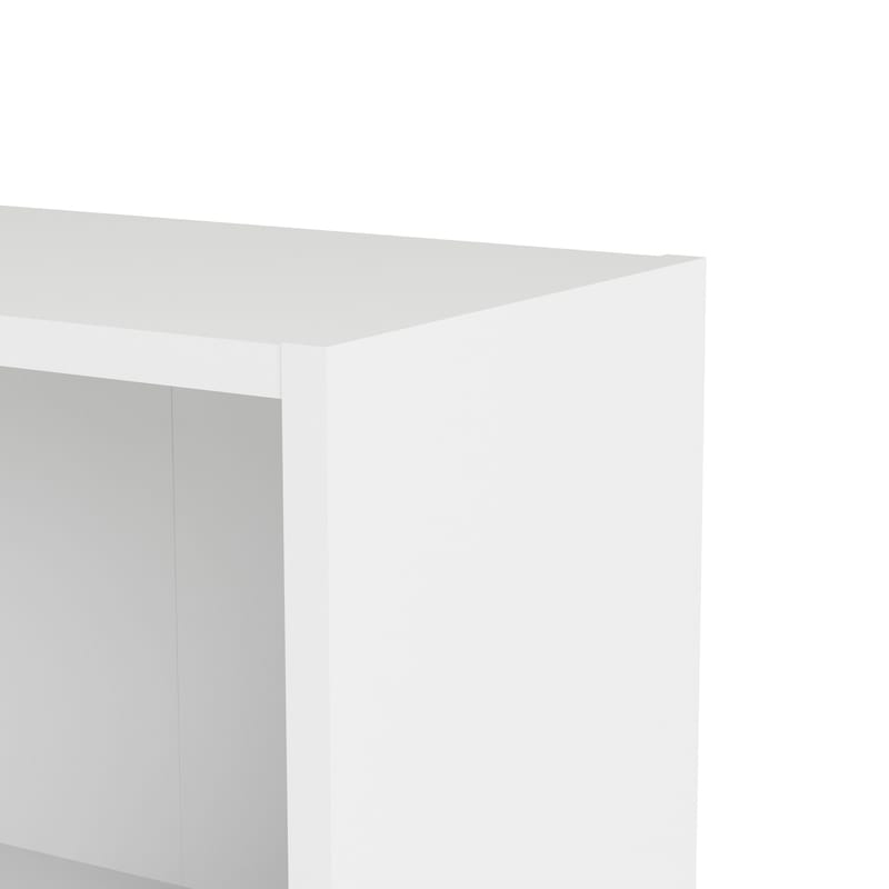 Trysil Bokhylle 79 cm med 2 Hyller i Malt Tre - Hvit - Oppbevaring - Hyller - Bokhylle