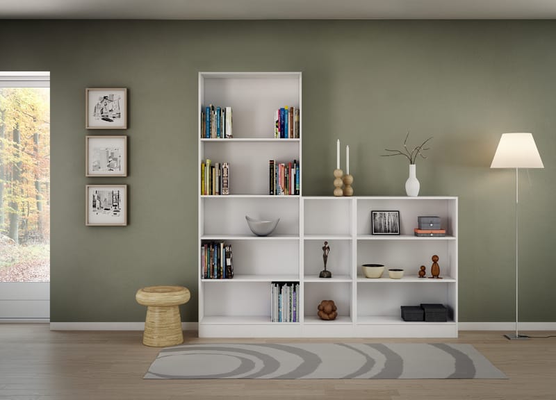 Trysil Bokhylle med 2 hyller 79x27x107 cm - Oppbevaring - Hyller - Bokhylle