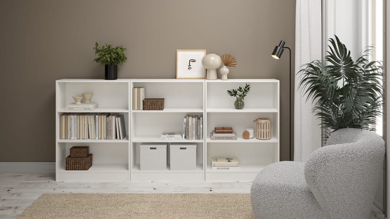 Trysil Bokhylle med 2 hyller 79x27x107 cm - Oppbevaring - Hyller - Bokhylle