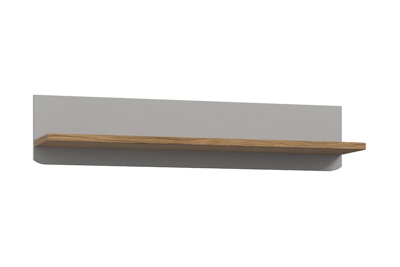 Ahmetbay Vegghylle 22x110 cm - Grå/Brun - Oppbevaring - Hyller - Vegghylle