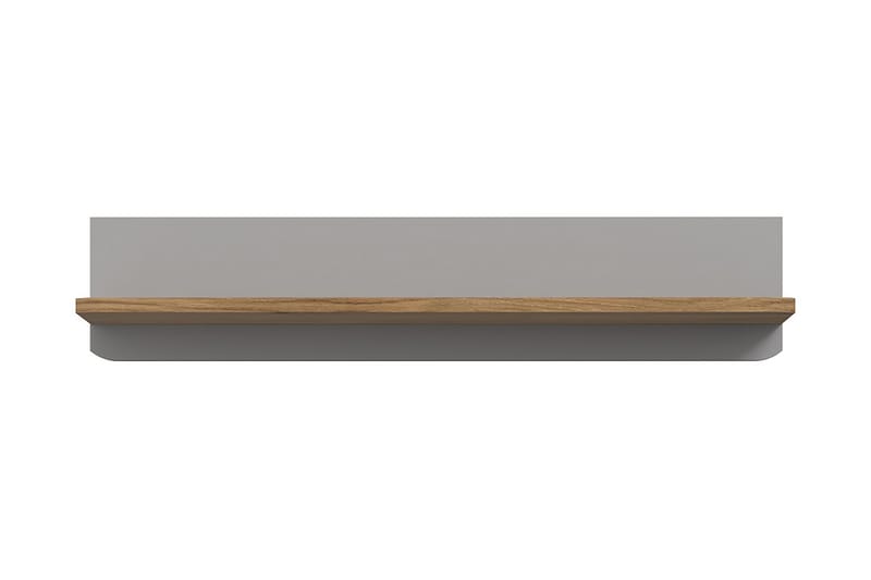 Ahmetbay Vegghylle 22x110 cm - Grå/Brun - Oppbevaring - Hyller - Vegghylle