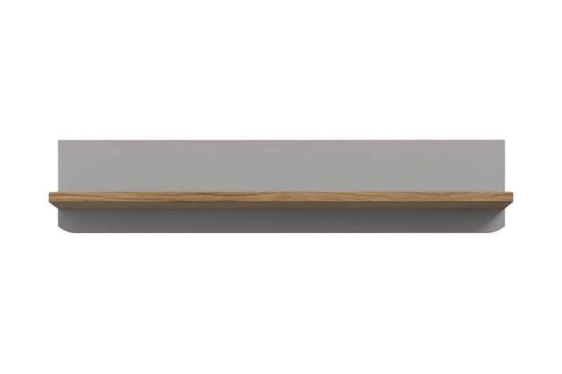 Ahmetbay Vegghylle 22x110 cm - Grå/Brun - Oppbevaring - Hyller - Vegghylle