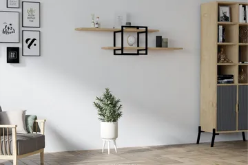 Andifli Vegghylle 120x30 cm - Blå - Oppbevaring - Hyller - Vegghylle