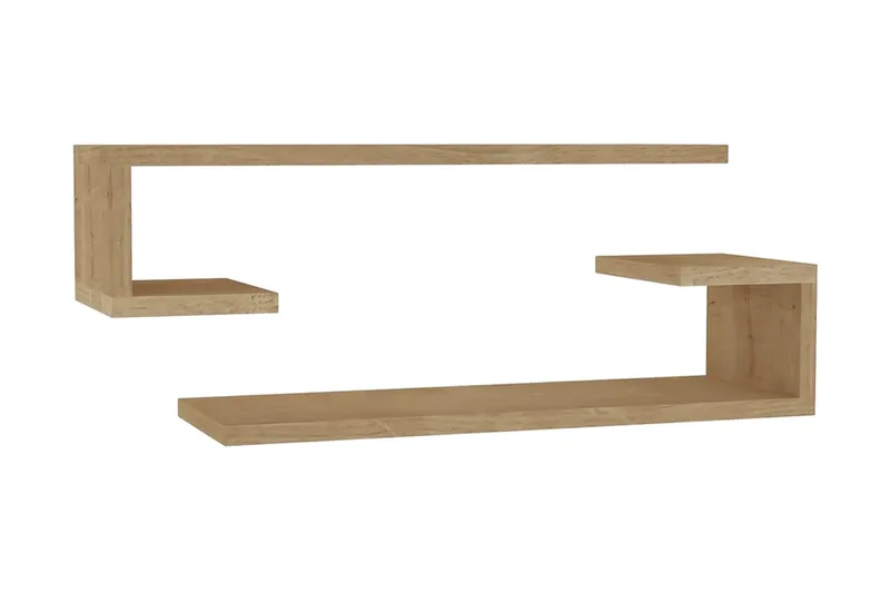 Andifli Vegghylle 60x15 cm, Grønn