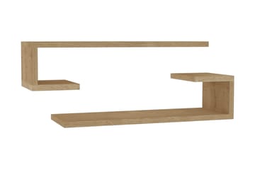 Andifli Vegghylle 60x15 cm - Grønn - Oppbevaring - Hyller - Vegghylle