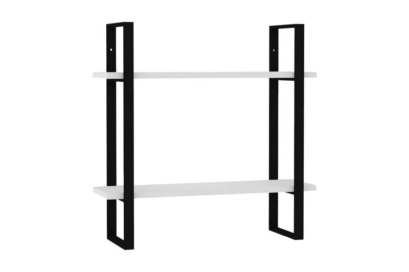 Andifli Vegghylle 70x70 cm - Hvit - Oppbevaring - Hyller - Vegghylle