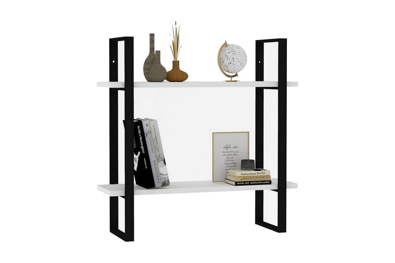 Andifli Vegghylle 70x70 cm - Hvit - Oppbevaring - Hyller - Vegghylle
