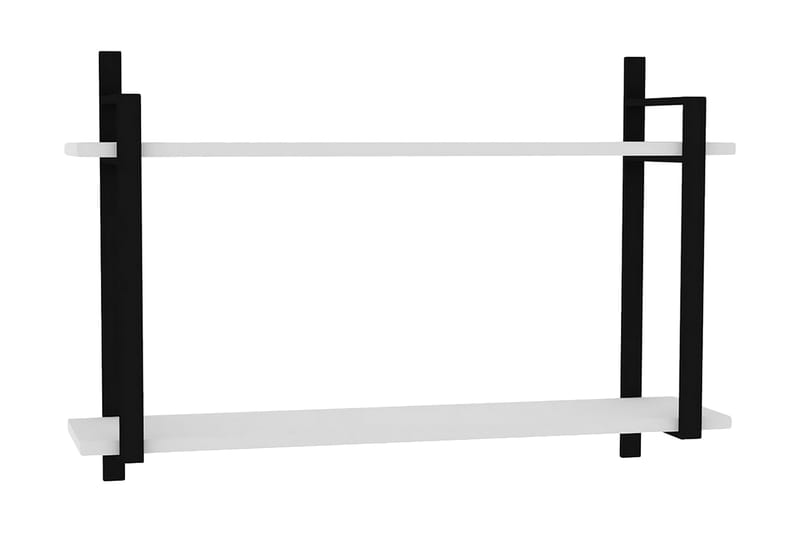 Andifli Vegghylle 90x60 cm - Hvit - Oppbevaring - Hyller - Vegghylle