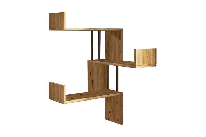 Aobrey Vegghylle 60x60 cm - Natur - Oppbevaring - Hyller - Vegghylle