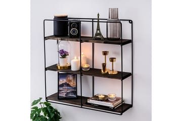 Apricus Vegghylle 60x15 cm 3 Hyller - Oppbevaring - Hyller - Vegghylle