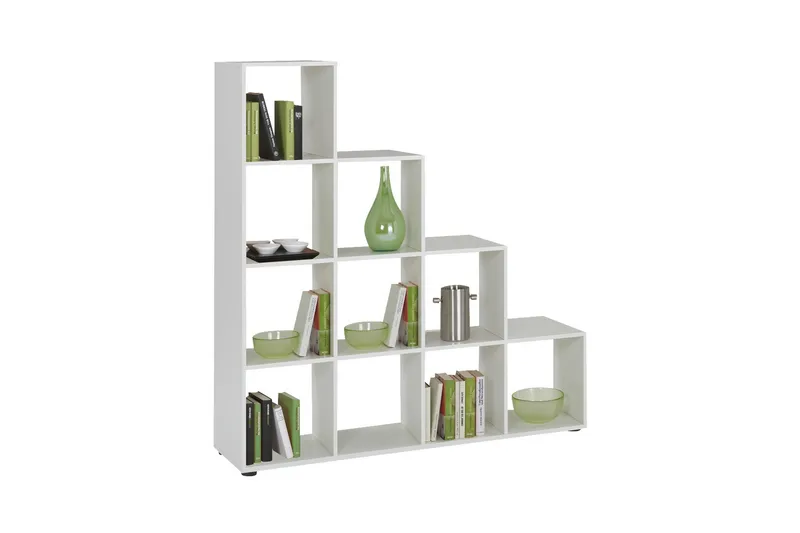 Hvit Arnim Hylle 139 cm Trappetrinn