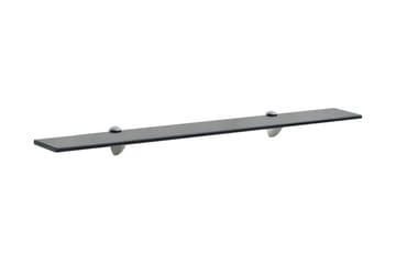 Ashling Glasshylle Svevende 80x20 cm - Svart - Oppbevaring - Hyller - Vegghylle