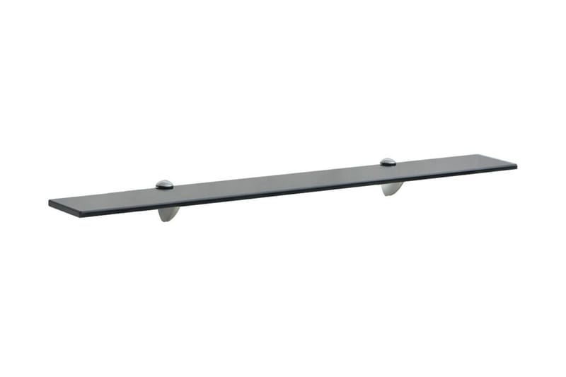 Ashling Glasshylle Svevende 80x20 cm - Svart - Oppbevaring - Hyller - Vegghylle