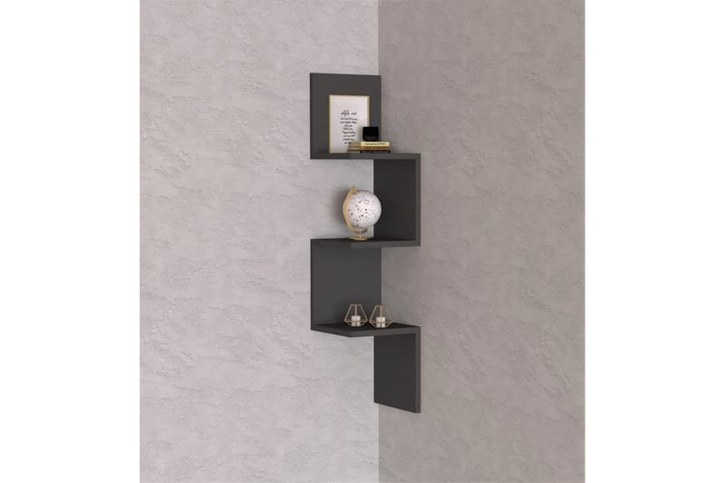Baghana Vegghylle 25x25 cm - Antrasitt - Oppbevaring - Hyller - Vegghylle