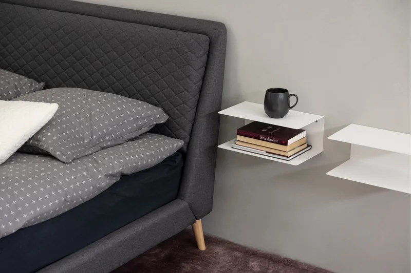 Belleuve Vegghylle 35 cm - Hvit - Oppbevaring - Hyller - Vegghylle