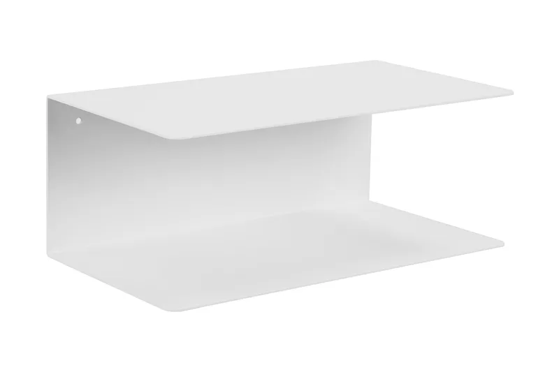 Belleuve Vegghylle 35 cm, Hvit