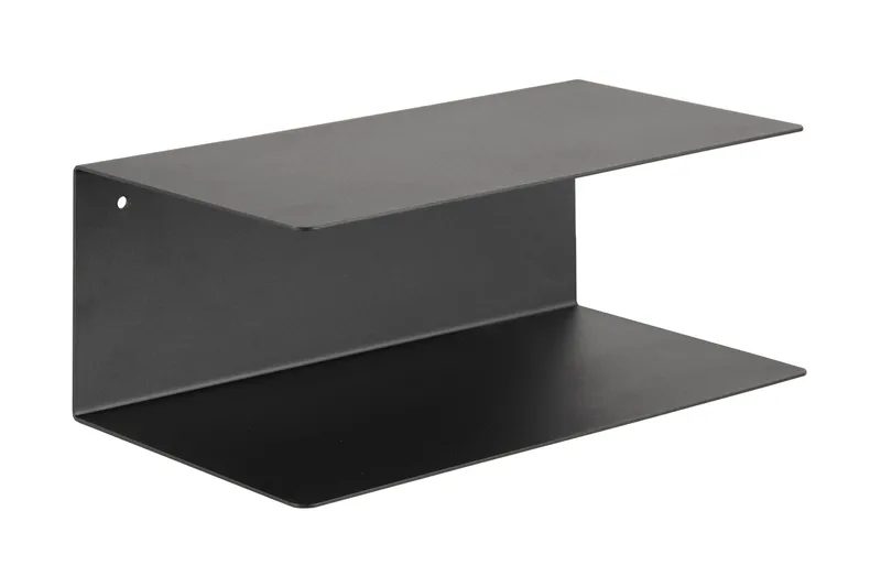 Belleuve Vegghylle 35 cm, Svart