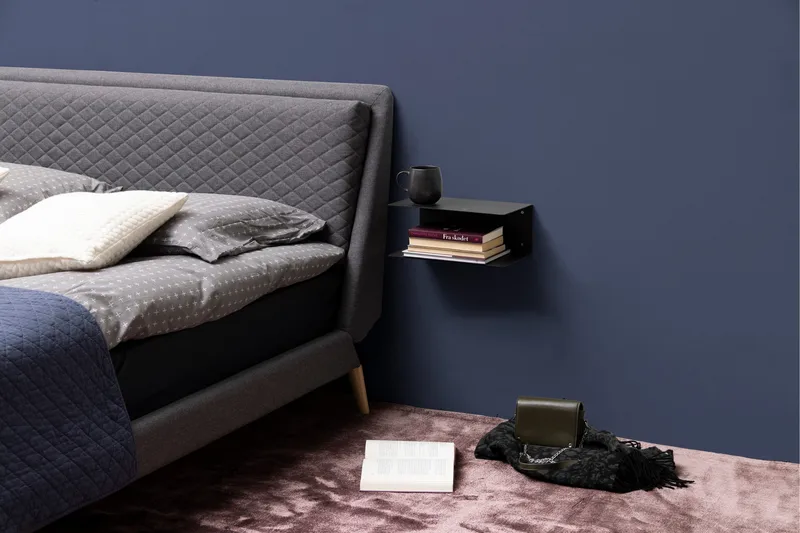 Belleuve Vegghylle 35 cm - Svart - Oppbevaring - Hyller - Vegghylle