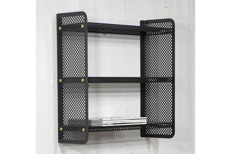 Biba Hylle 60 cm 3 Hylleplan - Svart - Oppbevaring - Hyller - Vegghylle