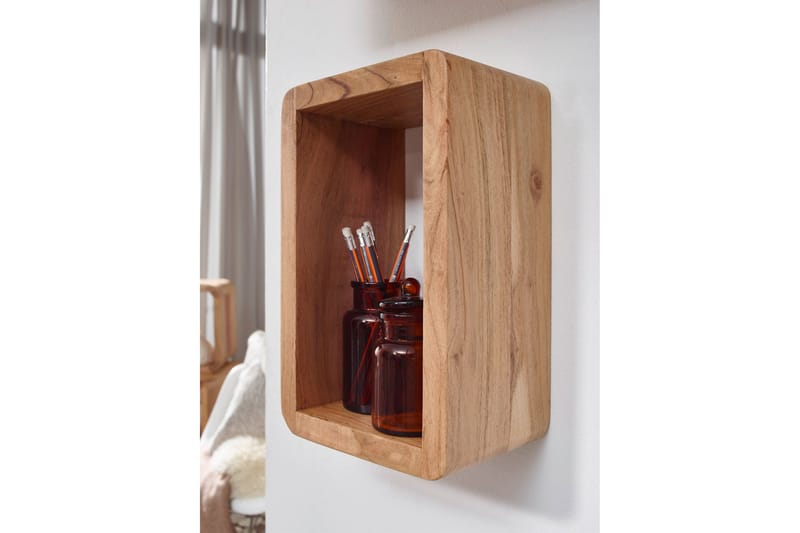 Brinius Vegghylle 3-pk - Brun - Oppbevaring - Hyller - Vegghylle