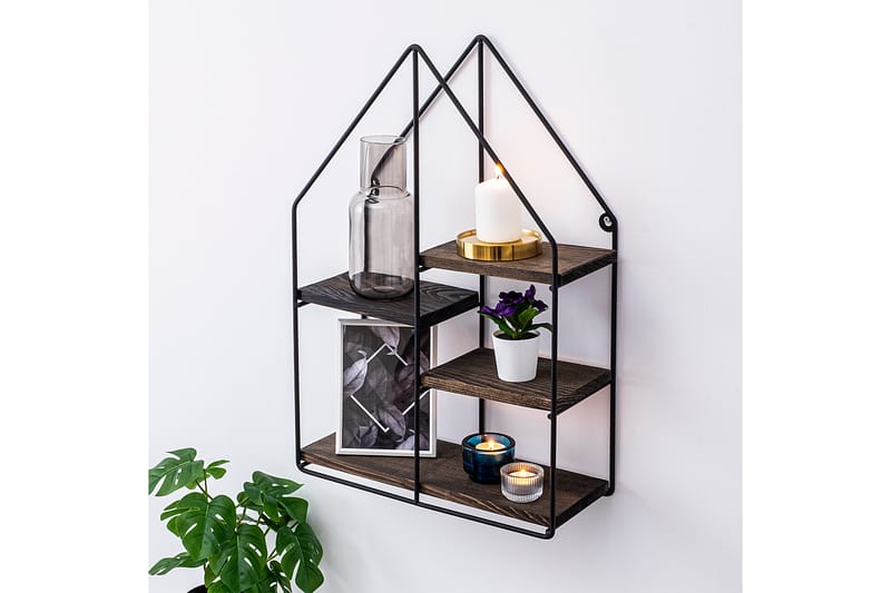 Catesbaei Vegghylle 60x15 cm 4 Hyller - Oppbevaring - Hyller - Vegghylle
