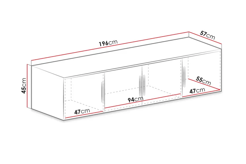 Chavez Vegghylle Eik - Oppbevaring - Hyller - Vegghylle