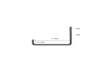Chealsie Vegghylle 60 cm - Svart / Valnøtt - Oppbevaring - Hyller - Vegghylle
