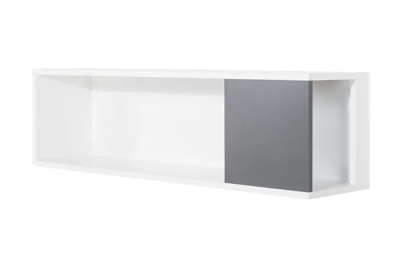 Concept Vegghylle Hvit/Mørkegrå - Hvit/Mørkegrå - Oppbevaring - Hyller - Vegghylle