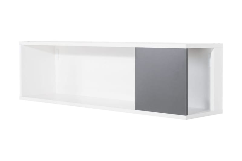 Concept Vegghylle Hvit/Mørkegrå - Hvit/Mørkegrå - Oppbevaring - Hyller - Vegghylle