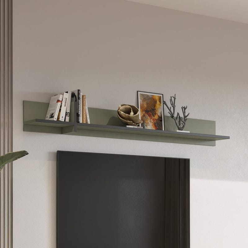 Vegghylle Cross - Grønn - Oppbevaring - Hyller - Vegghylle