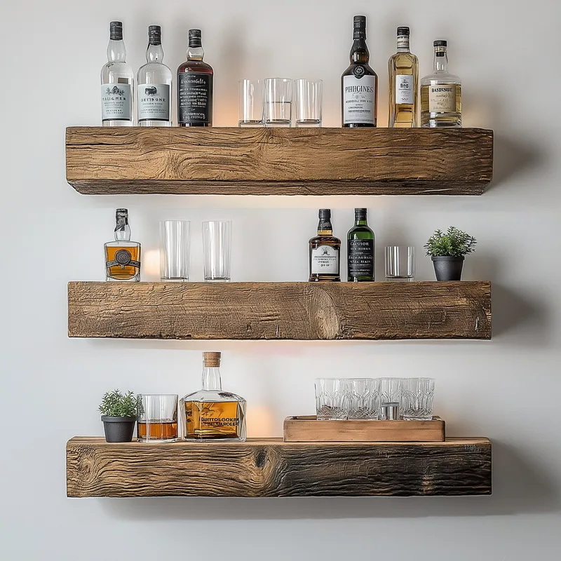 Decorative Wooden Wall Shelf Hanah Home, undefined