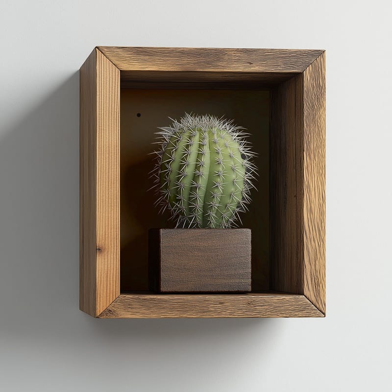 Decorative Wooden Wall Shelf Hanah Home - Oppbevaring - Hyller - Vegghylle