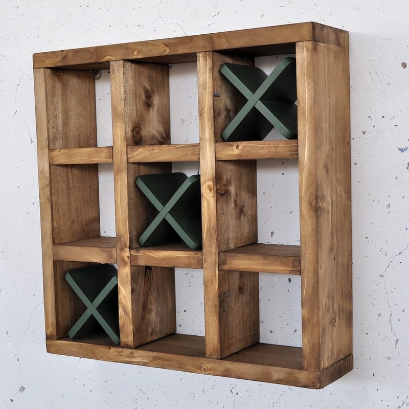Decorative Wooden Wall Shelf Hanah Home - Oppbevaring - Hyller - Vegghylle