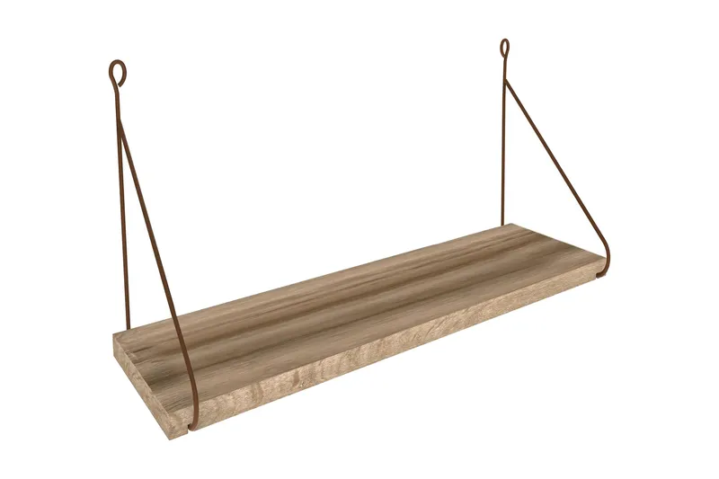 Decormet Vegghylle, Brun