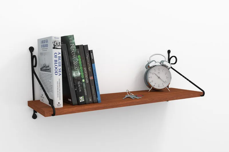 Decormet Vegghylle - Brun - Oppbevaring - Hyller - Vegghylle