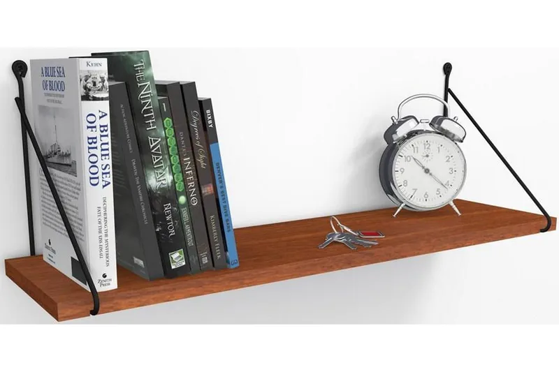 Decormet Vegghylle - Eik - Oppbevaring - Hyller - Vegghylle