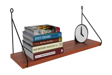 Decormet Vegghylle - Eik - Oppbevaring - Hyller - Vegghylle