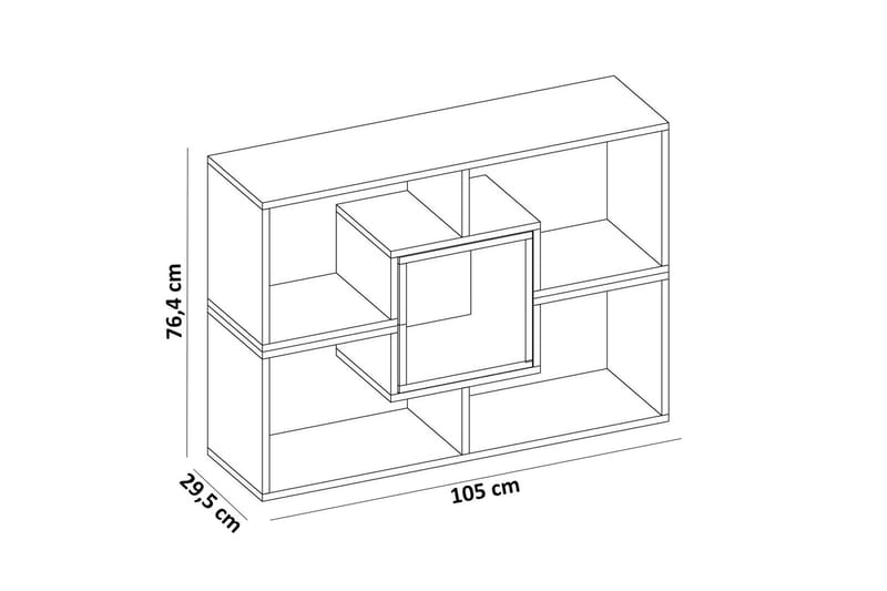 Decorotika Bokhylle Lav - Oppbevaring - Hyller - Vegghylle