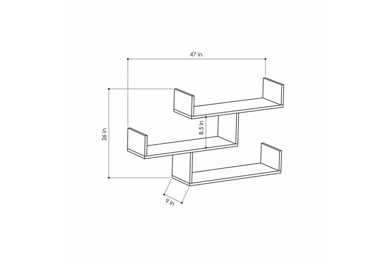 Decorta Vegghylle - Oppbevaring - Hyller - Vegghylle
