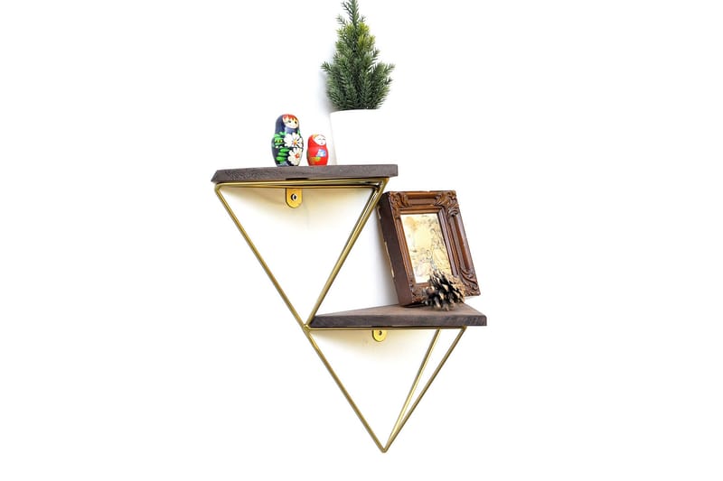 Desgrar Vegghylle 30x33 cm - Brun - Oppbevaring - Hyller - Vegghylle