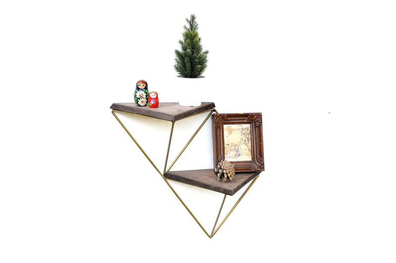 Desgrar Vegghylle 30x33 cm - Brun - Oppbevaring - Hyller - Vegghylle