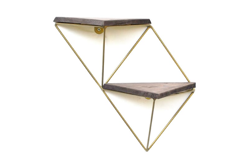 Desgrar Vegghylle 30x33 cm - Brun - Oppbevaring - Hyller - Vegghylle