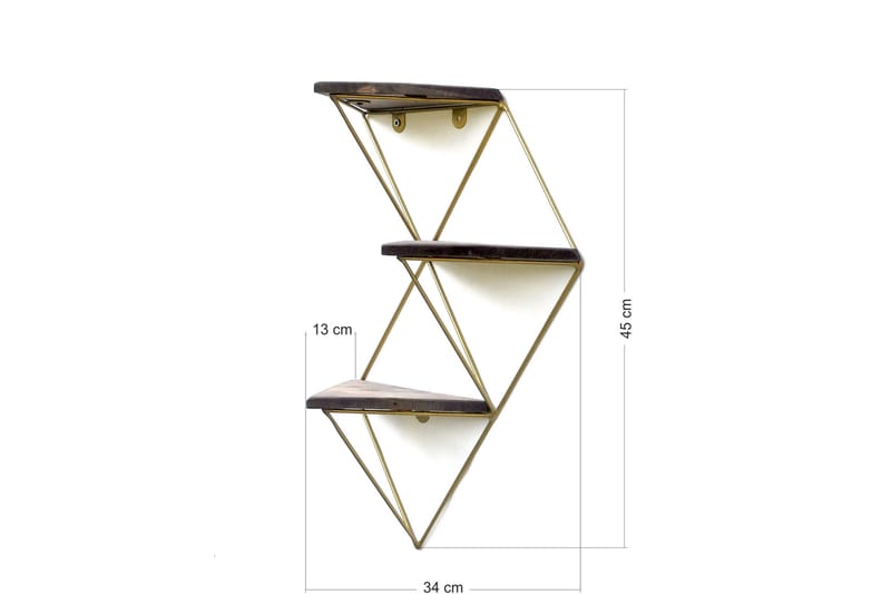 Desgrar Vegghylle 34x45 cm - Brun - Vegghylle