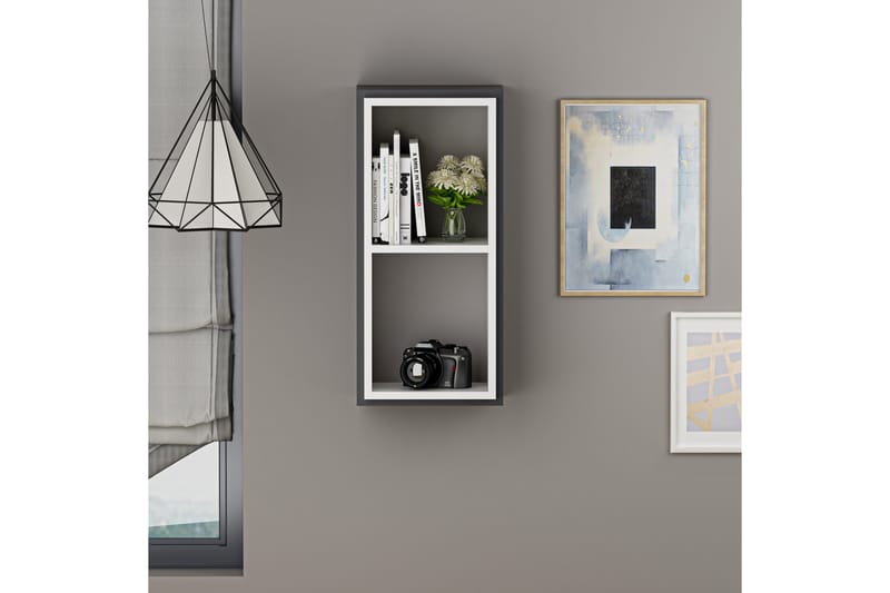 Desgrar Vegghylle 35x72 cm - Antrasitt - Oppbevaring - Hyller - Vegghylle