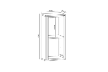 Desgrar Vegghylle 35x72 cm - Antrasitt - Oppbevaring - Hyller - Vegghylle